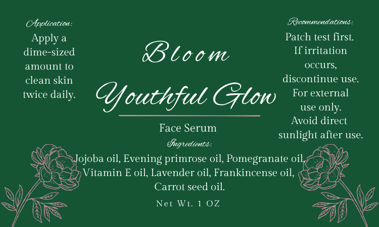 Bloom ~ Youthful Glow Face Serum