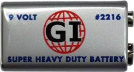 9 Volt Batteries (set of 3)