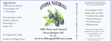 Texas Juniper Oil 1 oz.