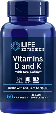 Vitamins D and K with Sea-Iodine