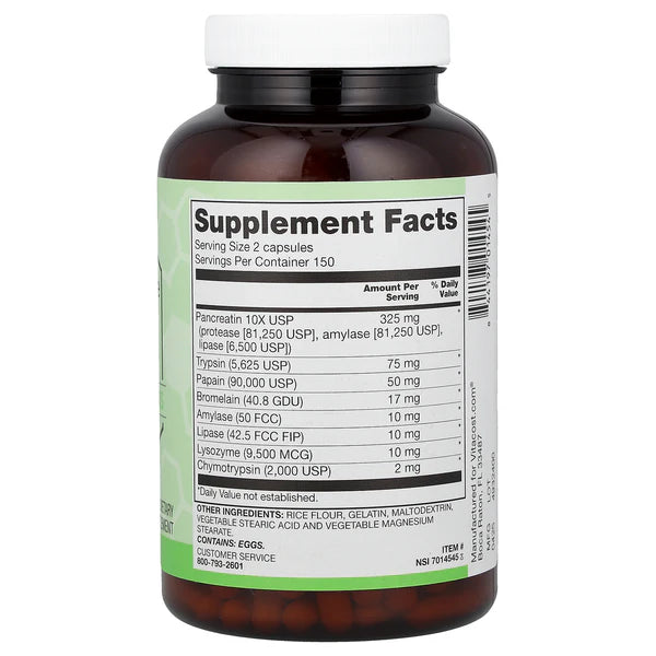 Digestive Enzymes with Pancreatin 10X