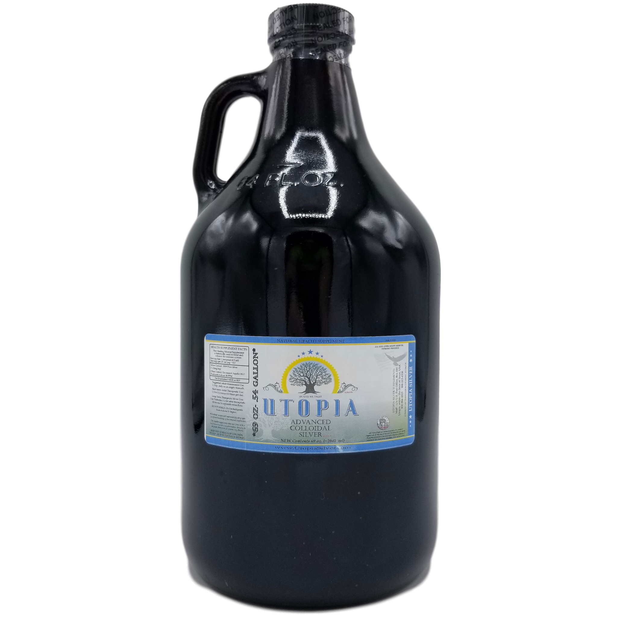 Colloidal Silver Advanced (69 oz Glass Jug)
