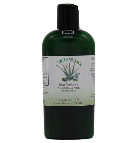Utopia Naturals Silver Aloe Gel (4oz.)