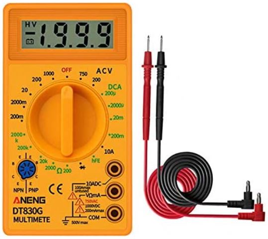 Digital Multimeter Voltmeter Ammeter Ohmmeter